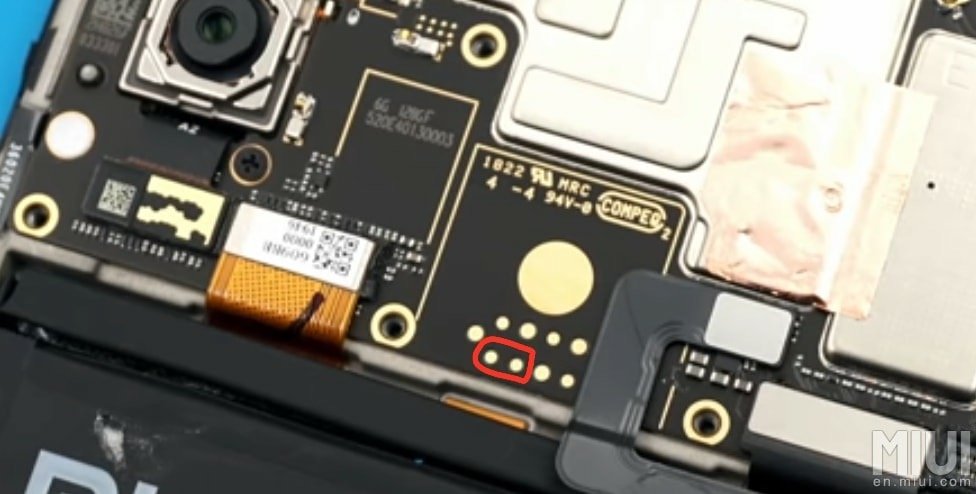 Xiaomi Mi Max3 Test Point / EDL Point